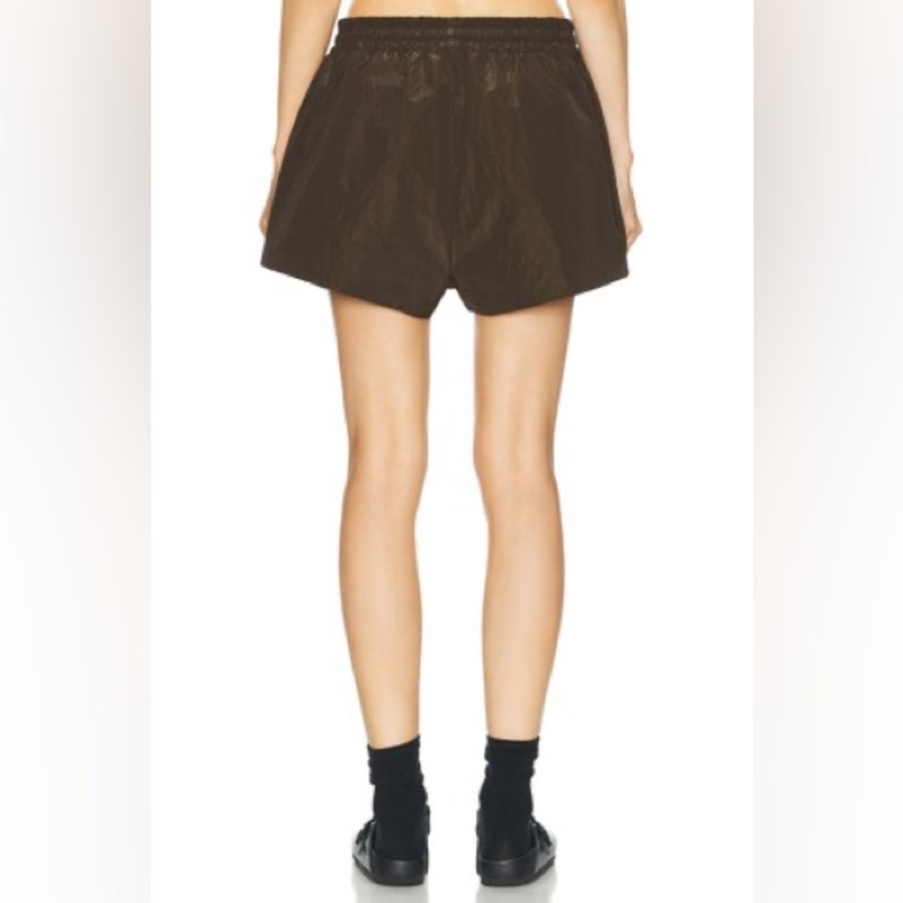 NWOT Fear of God Wrinkled Polyester Running Short Brown Pockets Unisex Large - Picture 2 of 11